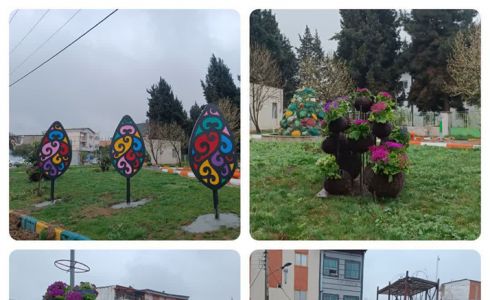 بهاری شدن شهر سرخنکلاته در نوروز ۱۴۰۴